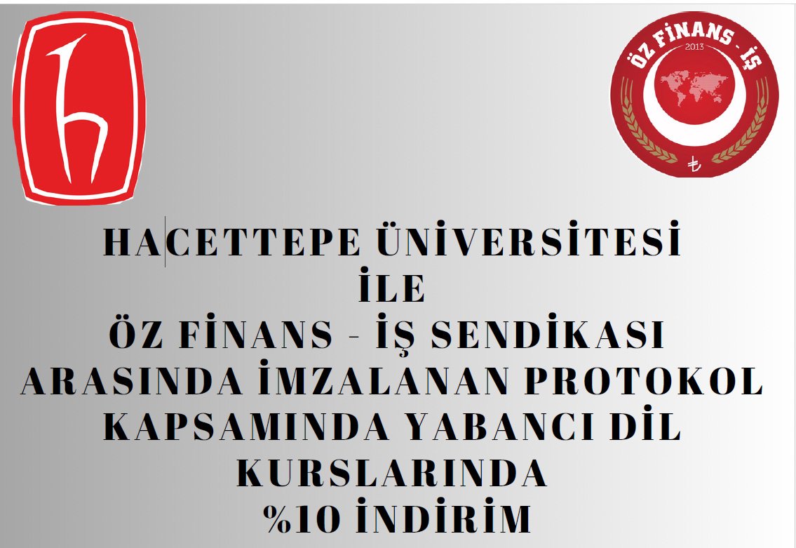 HACETTEPE ÜNİVERSİTESİ YABANCI DİL KURSUNDA YÜZDE 10 İNDİRİM