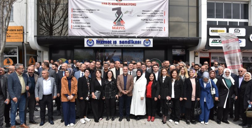 EMEKÇİNİN SESİ KONYA'DAN YÜKSELDİ