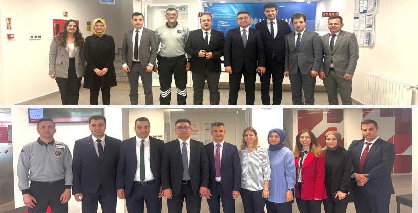 YİĞİT, ZİRAAT VE HALK BANKASI BEYŞEHİR ŞUBESİNİ ZİYARET ETTİ