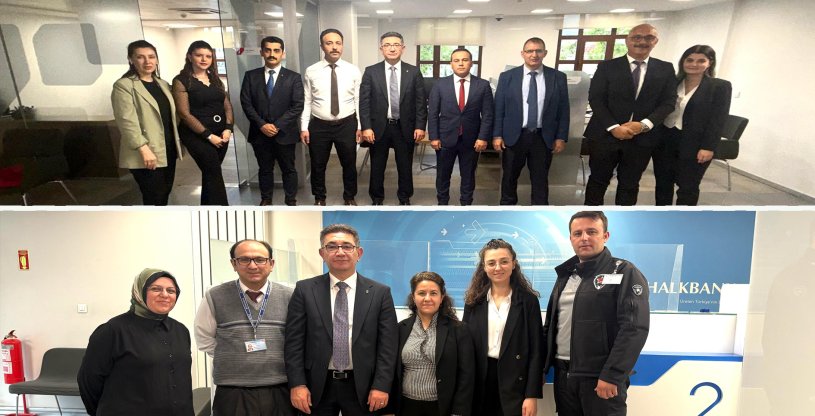 YİĞİT, ZİRAAT VE HALK BANKASI SEYDİŞEHİR ŞUBESİNİ ZİYARET ETTİ