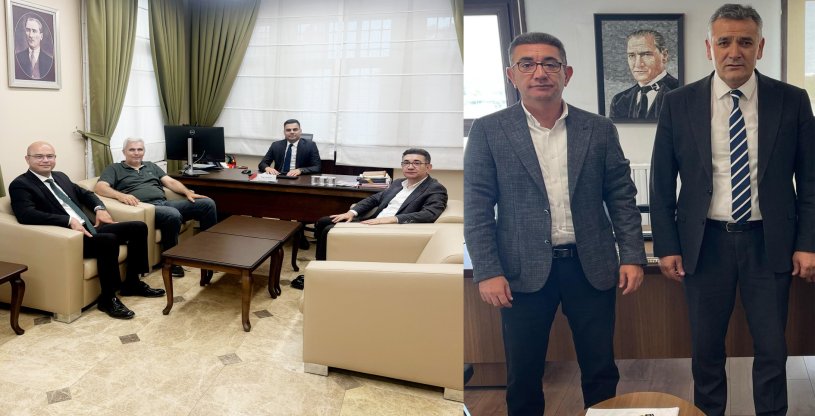 YİĞİT, ZİRAAT BANKASI BÖLGE BAŞKANI KIZILOK VE HALKBANK BÖLGE KOORDİNATÖRÜ GÖKÇE'Yİ ZİYARET ETTİ 