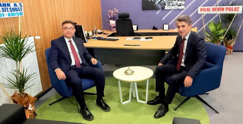 YİĞİT, HALKBANK SELÇUKLU TİCARİ ŞUBE'YE 'HAYIRLI OLSUN' ZİYARETİNDE BULUNDU