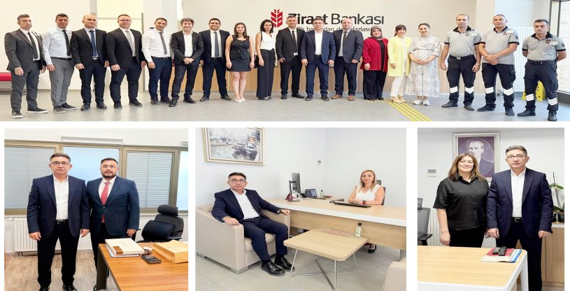 YİĞİT, ZİRAAT VE HALK BANKASI İLE ZİRAAT KATILIM KARAMAN ŞUBELERİNİ ZİYARET ETTİ