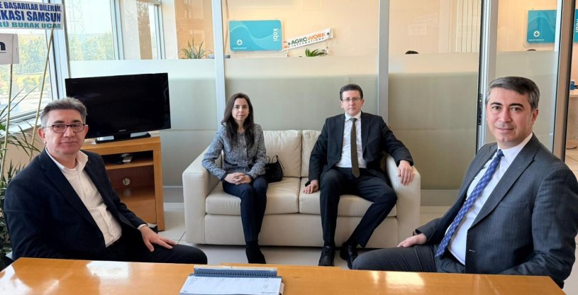 YİĞİT, HALKBANK OSB MÜDÜRÜ BOLAT'A 'HAYIRLI OLSUN' ZİYARETİNDE BULUNDU