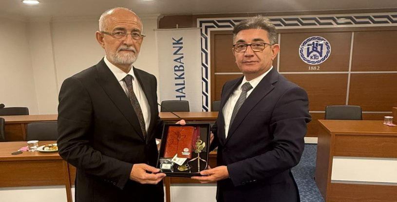 YİĞİT, HALKBANK GENEL MÜDÜRÜ ÖZDİL İLE BİRARAYA GELDİ
