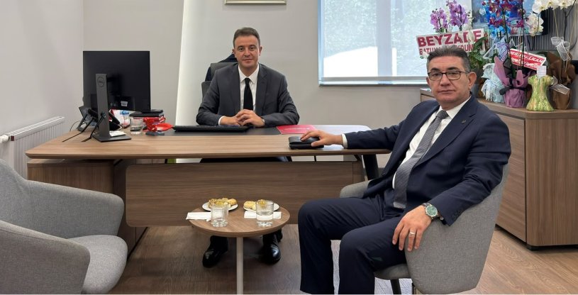  YİĞİT, ZİRAAT BANKASI AKSARAY ŞUBE MÜDÜRÜ KAYDIRAK'A HAYIRLI OLSUN ZİYARETİNDE BULUNDU