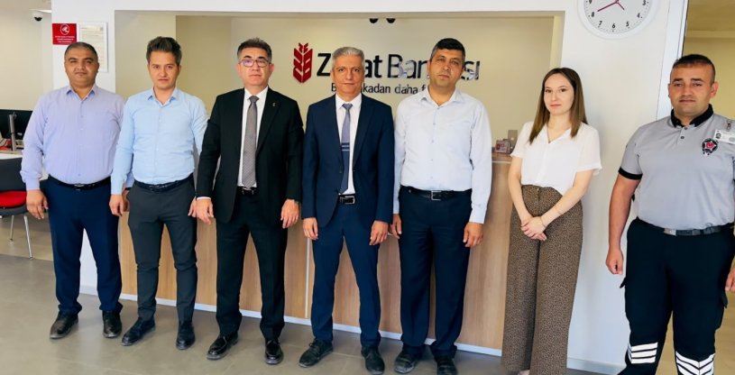 YİĞİT, ZİRAAT BANKASI AKSARAY SARIYAHŞİ, AĞAÇÖREN, ORTAKÖY, SULTANHANI, ESKİL İLE HALKBANK ORTAKÖY ŞUBELERİNİ ZİYARET ETTİ