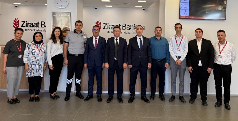 YİĞİT, NEVŞEHİR HALKBANK KOZAKLI, ZİRAAT BANKASI ACIGÖL, KOZAKLI, HACIBEKTAŞ VE GÜLŞEHİR ŞUBELERİNİ ZİYARET ETTİ