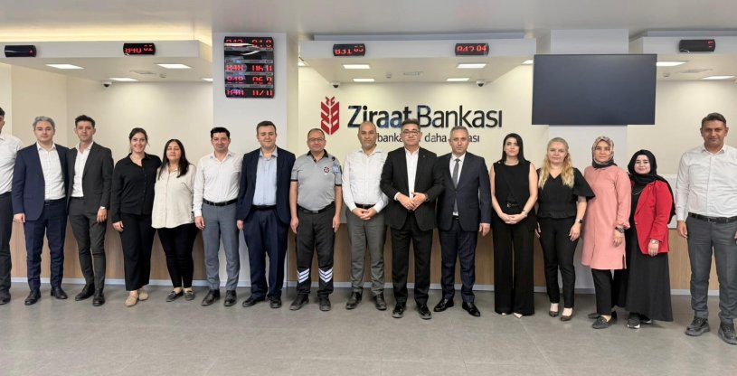 YİĞİT, HALKBANK KAPADOKYA, ZİRAAT BANKASI NEVŞEHİR, DERİNKUYU VE ZİRAAT KATILIM NEVŞEHİR ŞUBELERİNİ ZİYARET ETTİ