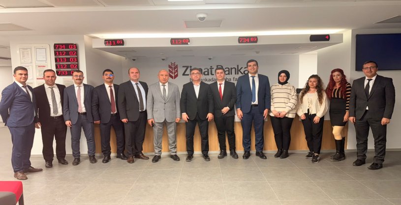 YİĞİT, ZİRAAT VE HALK BANKASI SARAYÖNÜ, KADINHANI VE ILGIN ŞUBELERİNE ZİYARET ETTİ