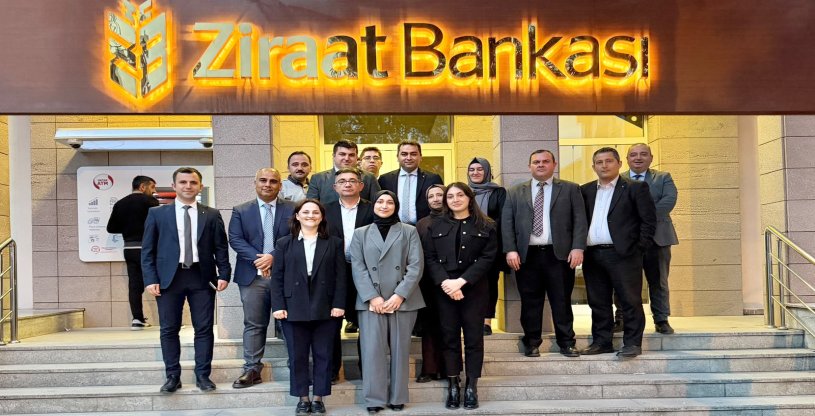 YİĞİT, ZİRAAT VE HALK BANKASI ÇUMRA ŞUBELERİNİ ZİYARET ETTİ