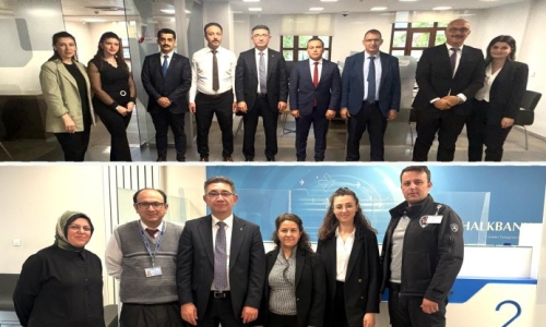 YİĞİT, ZİRAAT VE HALK BANKASI SEYDİŞEHİR ŞUBESİNİ ZİYARET ETTİ