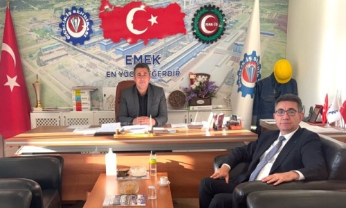 YİĞİT, ÖZ ÇELİK İŞ SEYDİŞEHİR ŞUBESİNİ ZİYARET ETTİ