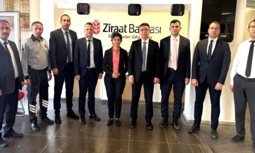 YİĞİT, HALKBANK HÜYÜK, UYDU ŞUBESİ VE ZİRAAT BANKASI HÜYÜK, DEREBUCAK, DERBENT ŞUBESİNİ ZİYARET ETTİ