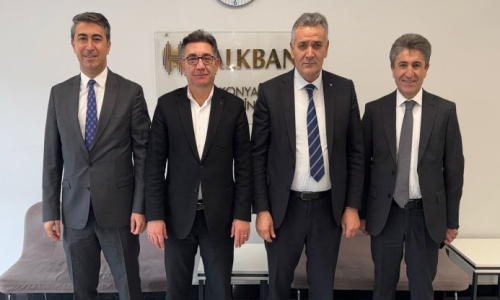 YİĞİT, HALKBANK KONYA BÖLGE BAŞKANI GÖKÇE'Yİ ZİYARET ETTİ