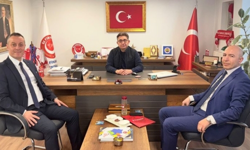 YİĞİT, BÖLÜM MÜDÜRÜ GÖNENGİL İLE ÖZBİLEN'İ MİSAFİR ETTİ