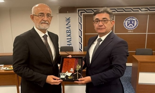 YİĞİT, HALKBANK GENEL MÜDÜRÜ ÖZDİL İLE BİRARAYA GELDİ