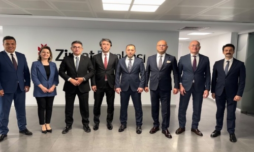 YİĞİT, ZİRAAT BANKASI KAYSERİ BÖLGE BAŞKANI KARAMAN'A, HAYIRLI OLSUN ZİYARETİNDE BULUNDU