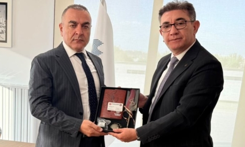YİĞİT, HALKBANK KONYA BÖLGE KOORDİNATÖRÜ YETKİN'E 'HAYIRLI OLSUN' ZİYARETİNDE BULUNDU