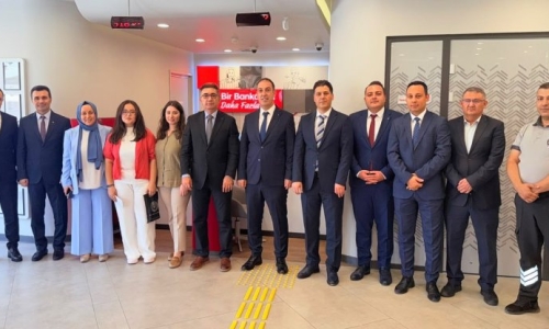 YİĞİT, ZİRAAT VE HALK BANKASI NEVŞEHİR ŞUBELERİNİ ZİYARET ETTİ