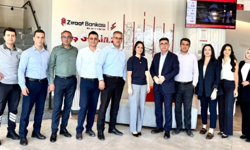 YİĞİT, ZİRAAT BANKASI BİNKONUTLAR ŞUBESİNİ ZİYARET ETTİ