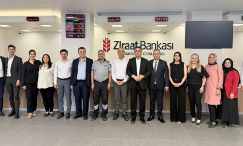 YİĞİT, HALKBANK KAPADOKYA, ZİRAAT BANKASI NEVŞEHİR, DERİNKUYU VE ZİRAAT KATILIM NEVŞEHİR ŞUBELERİNİ ZİYARET ETTİ