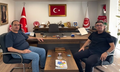 YİĞİT, HAK-İŞ KONYA İL BAŞKANI KEÇECİ'Yİ MİSAFİR ETTİ