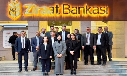 YİĞİT, ZİRAAT VE HALK BANKASI ÇUMRA ŞUBELERİNİ ZİYARET ETTİ